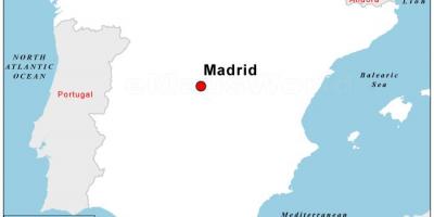 Mapa da capital da Espanha