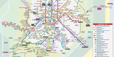 Mapa de Madrid eléctrico