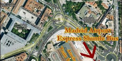 Puerta de atocha, a estação de trem mapa