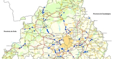 Mapa de Madrid estrada